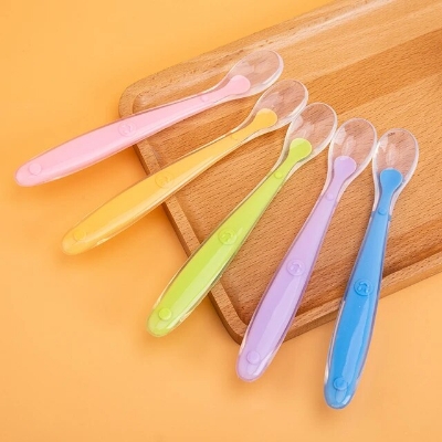 Picture of Silicone Feeding Spoon for Baby - 1 Pieces - Not Specified