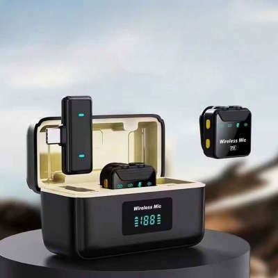 Picture of SX23 Noise Canceling Mini Wireless Lavalier Microphone