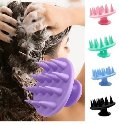 Picture of High-quality Silicone Shampoo Brush / Hair Scalp Massage Brush Silicone Hair Care