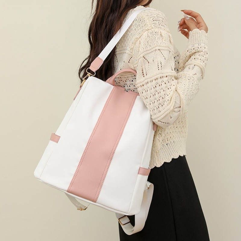 Picture of PU Leather Anti-theft Backpacks Casual Shoulder Bags for Teenagers Girls Large Capacity Leisure Travel School Bag