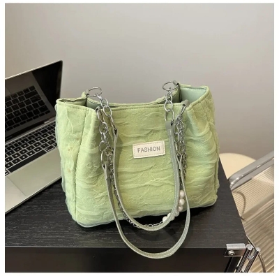 Picture of Trendy Pearl Tote Bag For Women In Spring and Summer - Neon