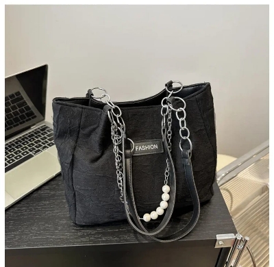 Picture of Trendy Pearl Tote Bag For Women In Spring and Summer - Neon