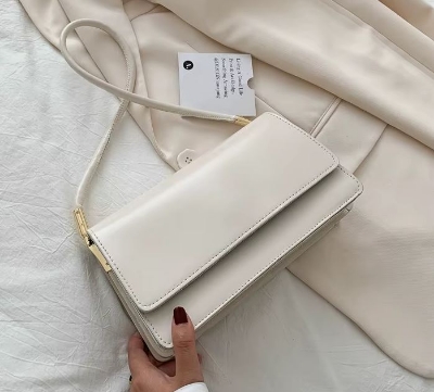 Picture of New Women's Fashion Handbags Retro Solid Color PU Leather Shoulder Underarm Bag Casual Women Hobos Handbags сумка женская Trend