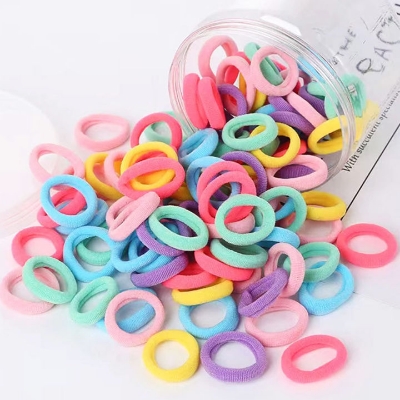 Picture of Hair Bands for Kids Girl's Mini Elastic Soft Rubber Hair Bands-100 Piece - Multicolor