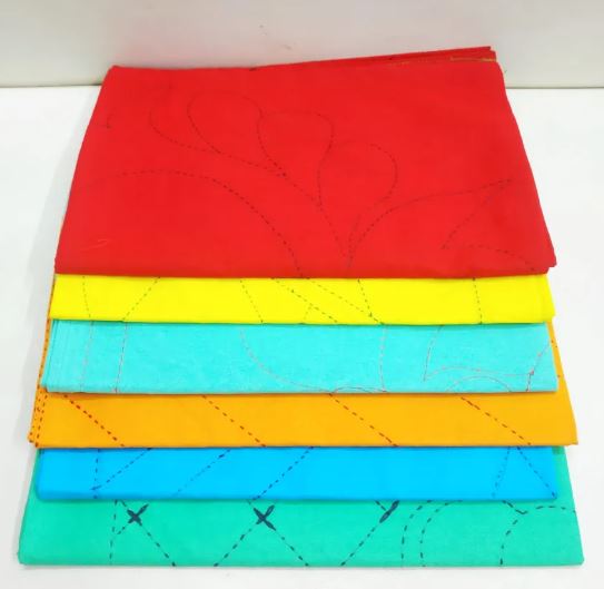 Picture of Baby Cotton Colorful Katha-1 pcs - Multicolor