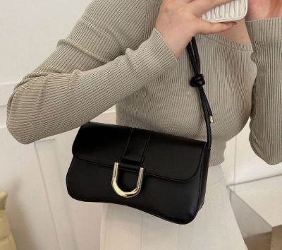 Picture of Premium Quality Pu Leather Ladies Shoulder Bag Purse - Purple