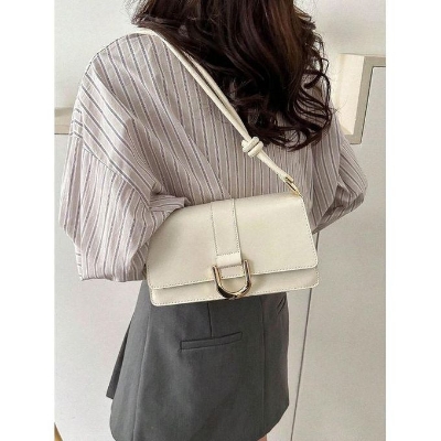 Picture of Premium Quality Pu Leather Ladies Shoulder Bag Purse - Purple