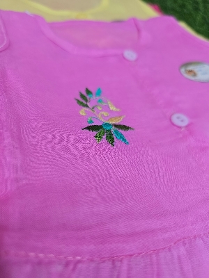 Picture of 4 pcs Frog Nima for Newborn Girls (0-4 months) - Multicolor