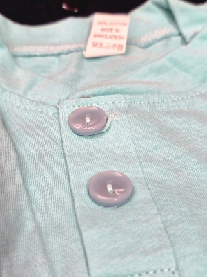 Picture of 3 Pcs Sleeve Less Soft Cotton T-Shirts for Boys(1-2 years)-Multicolor - Multicolor