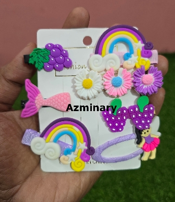 Picture of 7 Pcs Baby Girl Hair Clip Set for Children Hair Accessories