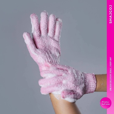 Picture of Body Shower Sponge, Wash Mitt Body Sauna Accessories, Exfoliating Glove, Shower Glove, Bath Accessories for Ingrown Hair, Loofah Glove-1 pcs - Multicolor