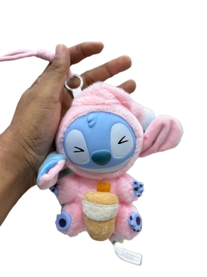 Picture of Stitch Vinyl Plush Doll Blind Box - Eat Something Before Sleep Series Collectible Keychain Doll Gift for Fans