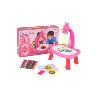 Picture of Little Hands Drawing Projector Table for Kids, Trace and Draw Projector Toy with Light