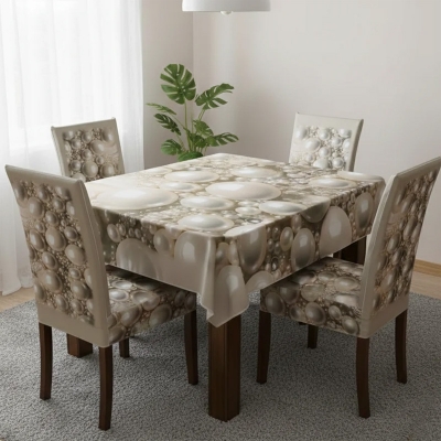 Picture of China Premium 3D Print Table Cloth Set
