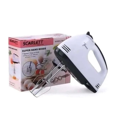 Picture of Scarlet 7 SPEED Portable High Grade Hand Mixer, Egg Beater, Egg Cake/Cream Mixer -10