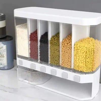 Picture of 6-in-1 Wall Mounted Food Storage Box for Kitchen