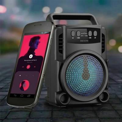 Picture of Rechargeable Wireless Portable Speaker Mini Style 3 Inch Tws,Fm,Usb Audio Player - Bluetooth Speaker