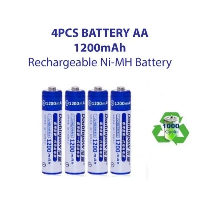 Picture of Doublepow AA 1200mAh NiMH Rechargeable Battery (4pcs)
