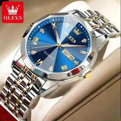 Picture of OLEVS 9931G New Exclusive Design Quartz Watch for Men  Nevy blue
