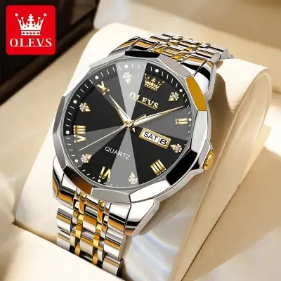 Picture of OLEVS 9931G New Exclusive Design Quartz Watch for Men (Black Dial)