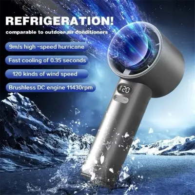 Picture of M11 Handheld Fan Portable Bladeless Mini Fan rechargeable