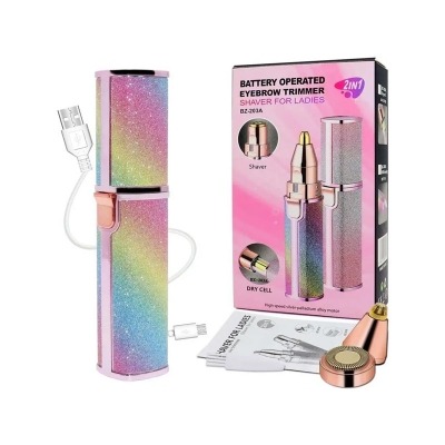 Picture of Eyebrow Trimmer and Facial Hair Shaver 2 in 1