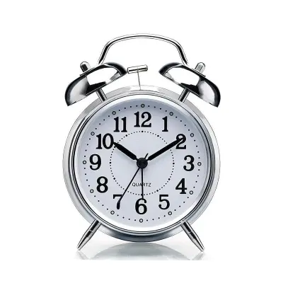 Picture of Round Cooper Metal Twin Bell Alarm Clock(choto)