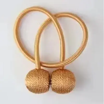 Picture of 2Pc Magnetic Curtain Tieback Buckle Strap Holdbacks Magnet Clip