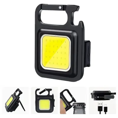 Picture of Multi-functional Outdoor Keychain Light with 800Lm COB and 3 Lighting Modes, for Camping, Hiking and Emergencies