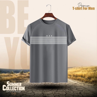 Picture of Stylish Comfortable sports T-Shirt(Ash)