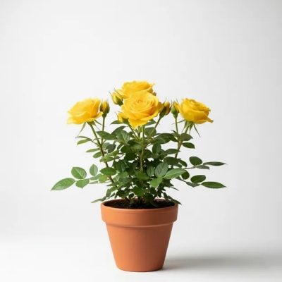 Picture of হোলুদ গোলাপ চারা - আকর্ষণীয় এবং সুগন্ধী Yellow Rose Plant