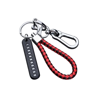 Picture of Anti-lost keychain with Mobile Number for Bicycle Car Auto Motor Cycle Key Ring Gift