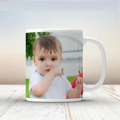 Picture of Personalised Coffee, Tea, Water Mug, Add Photo Text Logo Picture Image