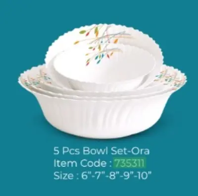 Picture of 5 Pcs Bowl Set-Ora