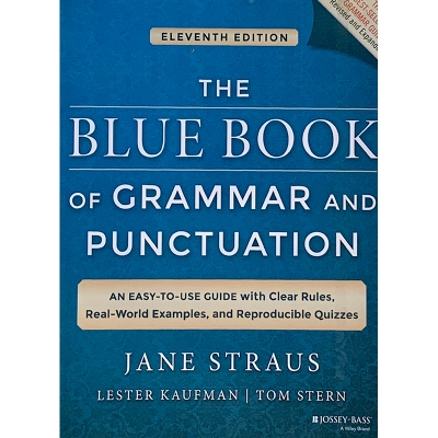 Picture of The Blue Book of Grammar and Punctuation: An Easy-to-Use Guide with Clear Rules, Real-World Examples, and Reproducible Quizzes Paperback