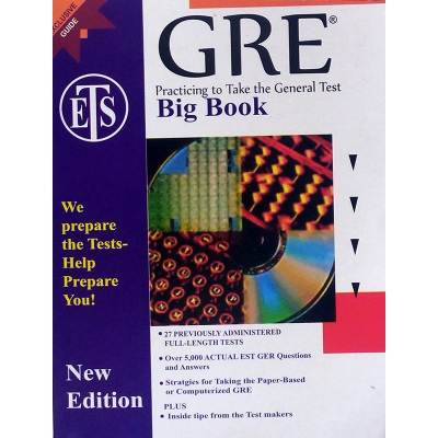 Picture of GRE Practicing To Take The General Test Big Book New Edition