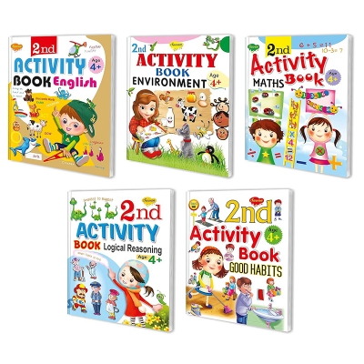 Picture of 2nd Activity for 4+ (English,Enviroment,Logical Reasoning,Maths & Good Habbits) [Perfect Paperback]