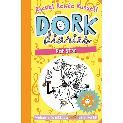 Picture of Dork Diaries: Pop Star Paperback –  White Paper Print