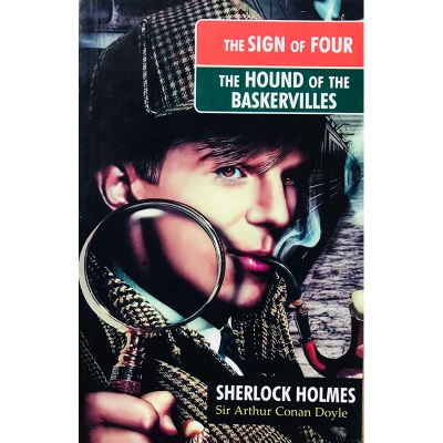 Picture of The Sign of Four / The Hound of The Baskervilles Paperback- (white print )