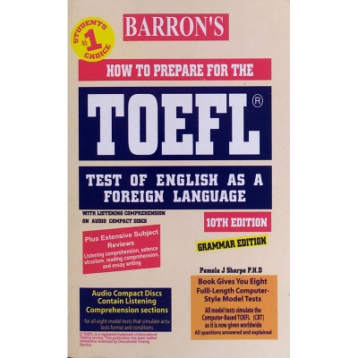 Picture of Barron's How To Prepare For The TOEFL 10th Edition