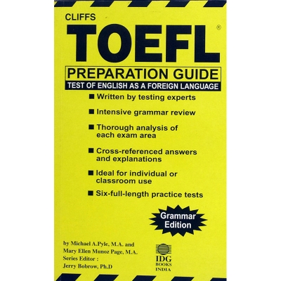 Picture of CLIFFS TOEFL PREPARATION GUIDE - book