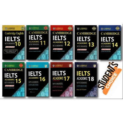 Picture of Cambridge IELTS 10-18 Book (Academic) with D.V.D (News Print)