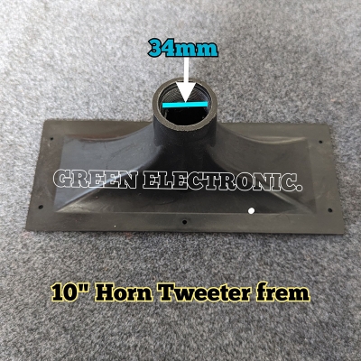 Picture of Plastic frem for horn magnet tweeter sound box cabinet-10inch Frame Only