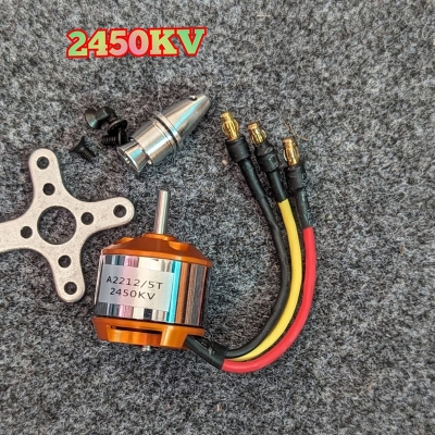Picture of A2212 2450KV Brushless Outrunner Brashless Motor - motor-Orange