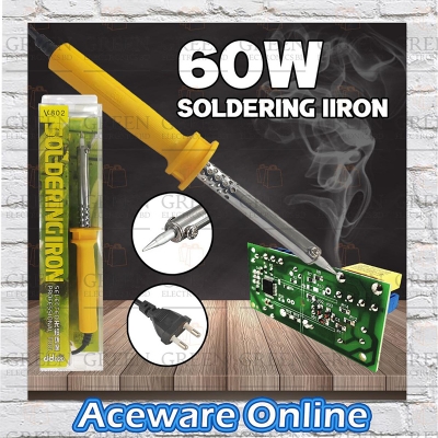 Picture of Electric Soldering Iron V-802 60W 250V 6A Lightweight Soldering Iron For Hot Iron Welding Electronic Circuit Melt Iron Rework Repair Tool DIY
