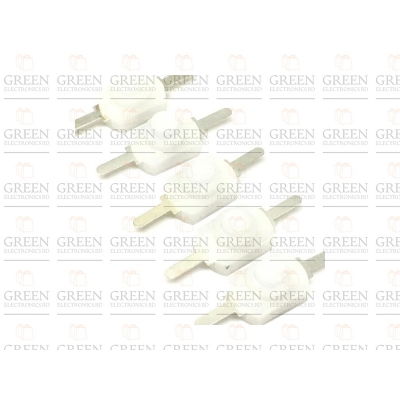 Picture of 5Pcs White Small Size DC 30V 1A On Off Mini Push Button Switch 1208