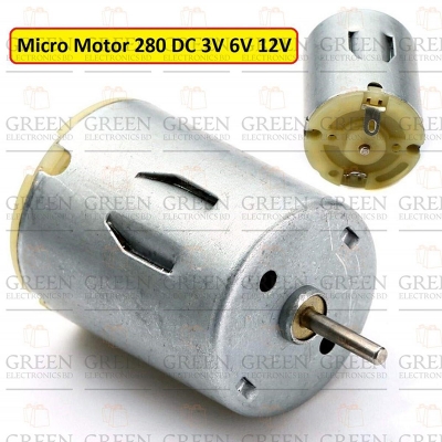 Picture of Dc Motor 3V-12V 280 Micro Motor 42 x 24 mm for RC Boat Model Toys Diy Small Micro Motor 280 DC 3V 6V 12V For RC Toy Car Boat Electric Motor Bicycle Mini Cordless Drill Household Hair Dryer Electric Tools