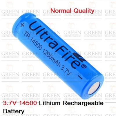Picture of 3.7V 14500 Lithium Rechargeable Battery-Normal Quality