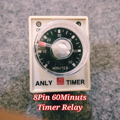 Picture of 60 Minuts 220Vac Timer Relay-Cream
