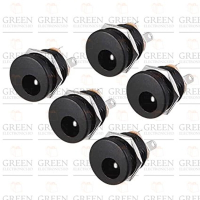 Picture of 5Pcs DC-2.1 DC Power Socket Panel Mount